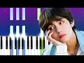 Download Lagu BTS V - Winter Bear  (Piano Tutorial)