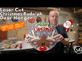 Laser Cut Rudolph Doorhanger