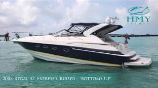 2005 Regal 42 Express Cruiser BOTTOMS UP - For Sale with HMY Yachts