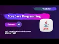 Session 4 - Operators in Java Simple Java Programs