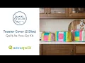 Make the new Toaster Cover 2 Slice Quilt-As-You-Go Kit