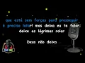 Lágrimas de Vitória karaokê -  Maria marçal