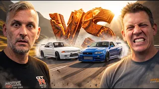 BATTLE OF THE GTR s R32 VS R34