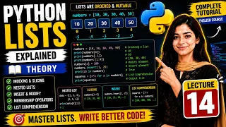 Python Full Course for Beginners Lecture 14 Lists in Python Explained