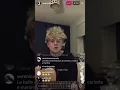 Sean Killeen singing sex by the 1975 on livestream 02-01-18