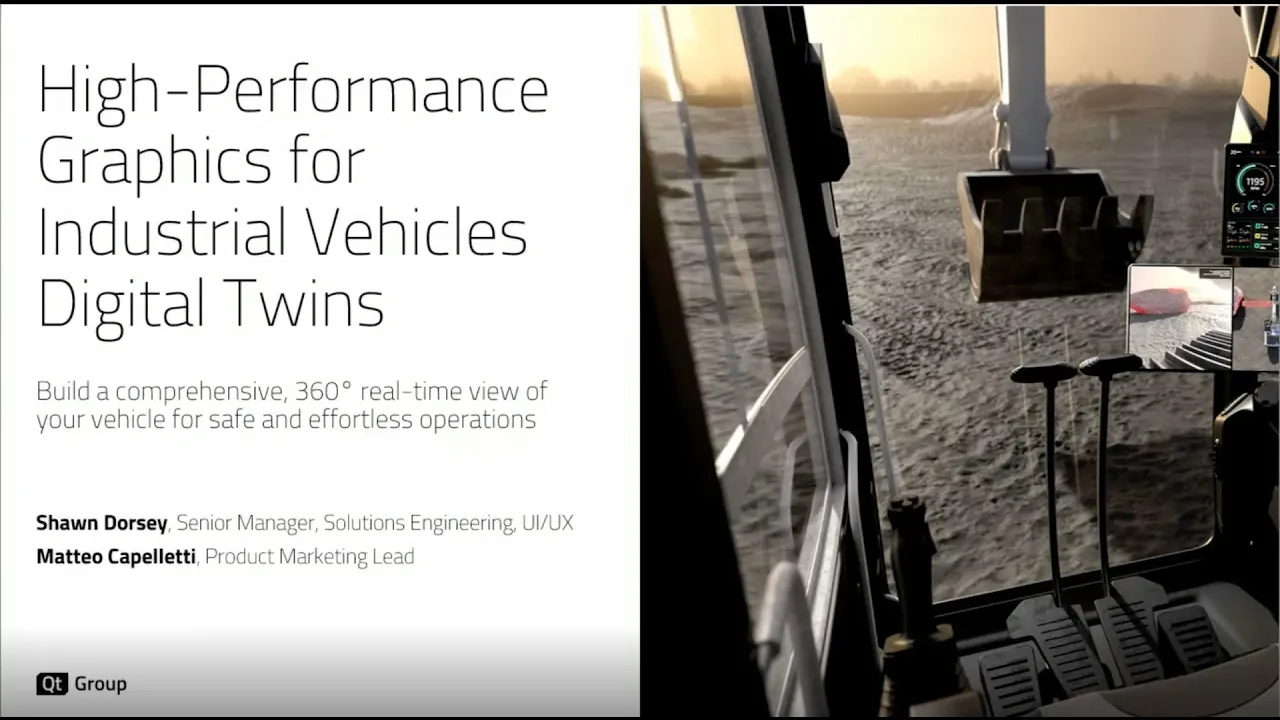 Webinar: High-Performance Graphics for Industrial Vehicles’ Digital Twins