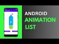 Android animation list Android animation list using xml Android animation Tutorial