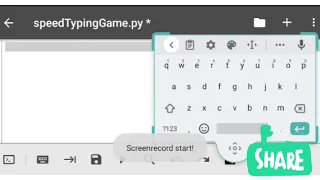SPEED TYPING GAME IN PYTHON - threading