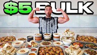 $5 BULKING MEAL PREP | Bulking on a Budget