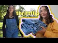 I turned these jeans from the thrift store into Overalls Thriftflip