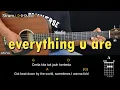 Download Lagu everything u are - Hindia | Tutorial Chord Gitar Mudah dan Lirik
