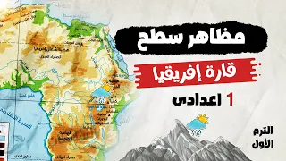 Surface Features Of The African Continent First Year Of Middle School First Term  Surface Features Of The African Continent First Year Of Middle School First Term