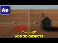 How to ADD 3D MODELS to in After Effects