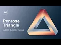 Imposible Penrose Triangle - Adobe Illustrator Tutorial