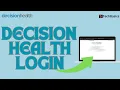 Decision Health Login How to in Decision Health Account 2024