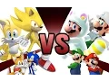 Download Lagu MARIO and LUIGI vs SONIC and TAILS REMATCH!!! Cartoon Fight Club Episode 5