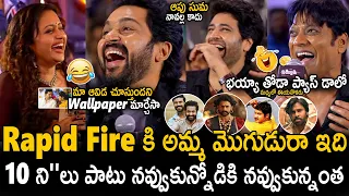 Karthi , SJ Surya , Adivi Sesh NON STOP Hilarious Rapid Fire With Anchor Suma | Sardhar 2 | Stv