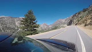 Driving west into Yosemite