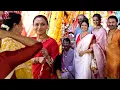 Download Lagu 79th North Bombay Sarbojanin Durga Puja | Rani Mukherji, Kajol With Mother Tanuja,Yug, Nysa, Orry