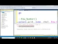 34 SQL Server Ranking Functions and CTE