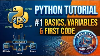 Python Input Output Variables Python Tutorial Series 01