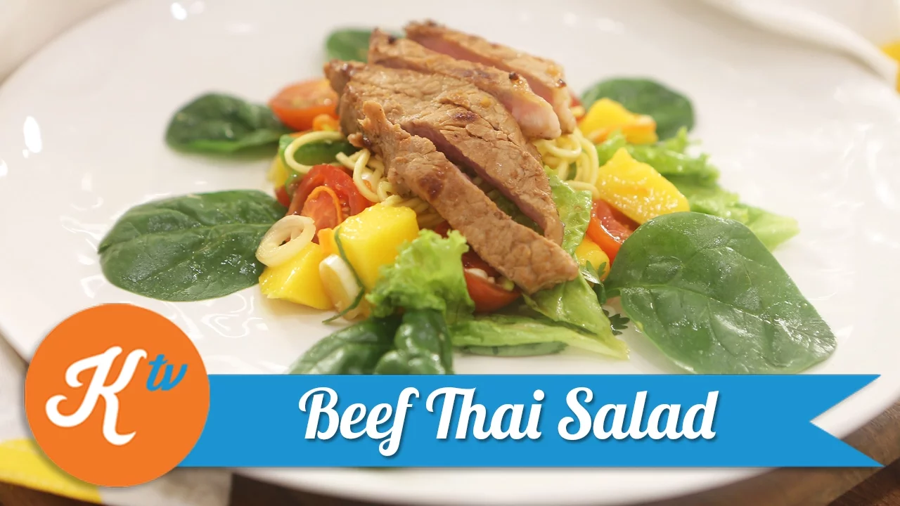 Thai Beef Salad & Thai Glass Noodle Salad (Yum Woon Sen) - Marion's Kitchen