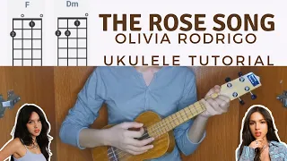 Download The Rose Song - Olivia Rodrigo | Easy Ukulele Tutorial with Tabs, Chords,  play along, and lyrics MP3