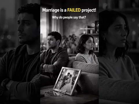 Marriage is a failed venture!