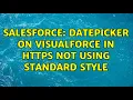 Salesforce DatePicker on Visualforce in HTTPS not using standard style