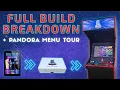 Build Your Own Arcade - Full Cabinet Tour How to Use Pandora DX2