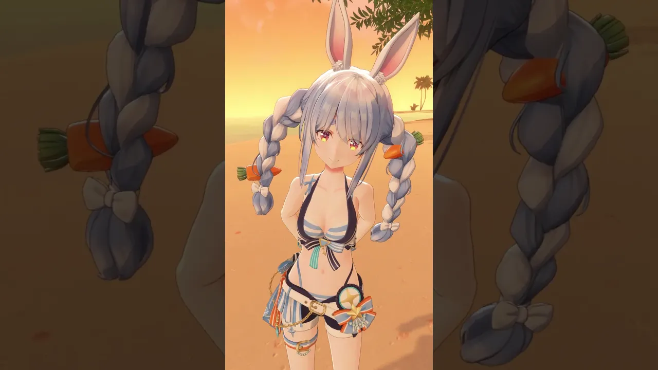 見惚れちゃったぺこ？#holonatsuParadise #ホロナツpiece #shorts