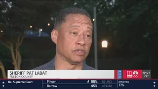 What Fulton County Sheriff Patrick Labat said as he leads in Georgia