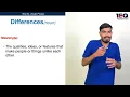 Differences 1EQ ISL Vocab