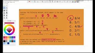Void Methods with Parameters example problem - AP Computer Science A