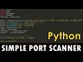 HINDI Build Your Own Port Scanner in Python Pentesting with Python