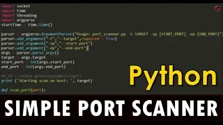 HINDI Build Your Own Port Scanner in Python Pentesting with Python