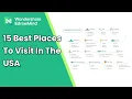 Best Places to Visit in the USA Mind Map Travel Planning in EdrawMind