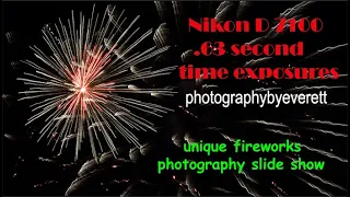 2025 Canada Day Fireworks – Nikon filmed time exposures.