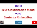 Build Text Classification Model Using Sentence Embedding Sentence Transformers NLP Python Code