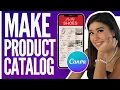 How to make product catalog in Canva step by step for beginners in 2026