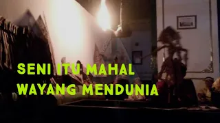 pagelaran wayang kulit gagrak tegal di visualisasikan dengan tarian bambang cakil 