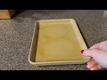 Pampered Chef Toaster Oven Small Bar Pan Review