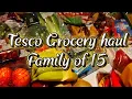 Tesco £100+ Large Family Grocery haul November 2025