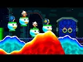 Lagu New Super Mario Bros U (Frozen)– 4 Players Full Game Co Op Walkthrough