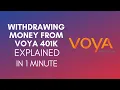 How To Wit raw Money From Voya 401K 2025
