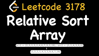 Leetcode 1122 Relative Sort Array