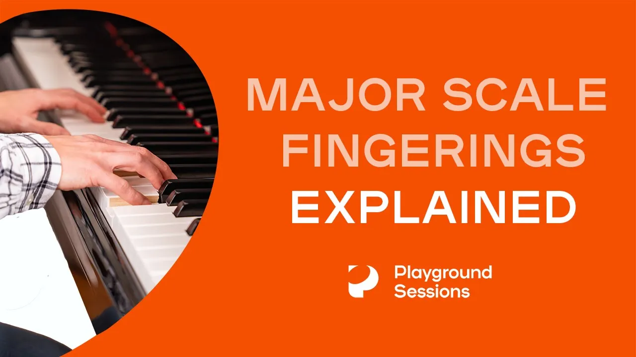 Major scale fingerings explained on the piano -- Playground Sessions: video thumbnail