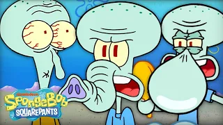 Squidward's NOSE-iest Moments 👃 Every Time His Schnoz Was Broken or Transformed | SpongeBob