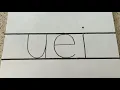 Handwriting Without Tears Lowercase Letter Formation