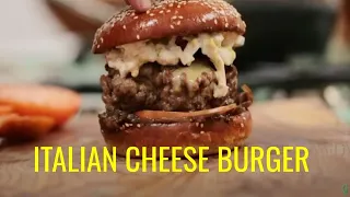 Gennaro and Jamie's Italian Cheese Burger